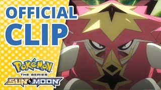 Kiawe amp Turtonator Unleash Their ZMove 🔥  Pokémon the Series Sun amp Moon  Official Clip [upl. by Knut]