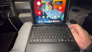 Zagg toughbook case connect to iPad [upl. by Ydissak]