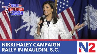 LIVE Nikki Haley Campaign Rally in Mauldin SC  NEWSMAX2 [upl. by Aicrag]