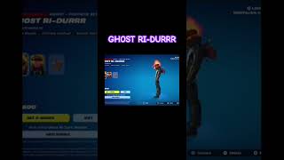 New GHOST RIDURRR skin in Fortnite Fortnite gaming marvel ghostrider beafboss new [upl. by Ayatahs891]