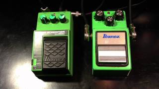 Vintage Ibanez Tube Screamer TS9 vs TS10 [upl. by Girvin]