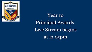 Year 10 Principal Awards [upl. by Theresa]