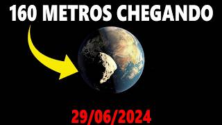 ACABA de ser DESCOBERTO Asteroide 2024 MK entra para a LISTA DE RISCO e pode chegar a 270 metros [upl. by Rodrick]