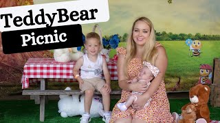 Setting up the CUTEST Teddy Bear Picnic Family Fun amp Picnic Setup Tips [upl. by Fawcett]