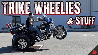 Harley Trike Wheelies and Stuff [upl. by Caril]