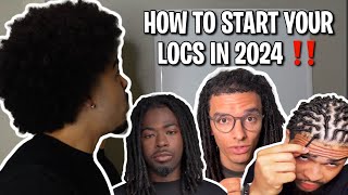 HOW TO START YOUR LOCS IN 2024 ‼️CUSTOMIZING MY SECOND SET OF LOCS 👀 [upl. by Ashelman]