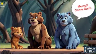 Mowglis Home in the Jungle 🏡🏡  Jungle Adventure 🐅🐘🐆  Jungle Book  tales cartoon cartoonvideo [upl. by Arlin649]