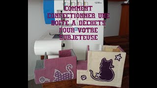 Tuto  Créer une boîte à déchets pour surjeteuse [upl. by Trellas]