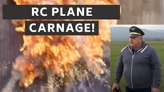 Plane Crashes That Will Make You Die From Laughter  RC Plane Crashes  Petrincic Bros RC [upl. by Yelah]