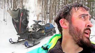 My Snowmobile Broke Down Stranded On a Mountain [upl. by Miguela]