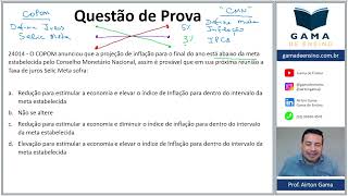 QUESTÃO 24014  COPOM CPA10 CPA20 CEA AI ANCORD [upl. by Vasileior]