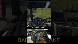 BAD OVERTAKE AT HILL shorts short youtubeshorts ets2 logitechg29 Euro Truck Simulator 2 [upl. by Lebna]