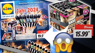 OFFIZIELLES LIDL FEUERWERK PROSPEKT 202324 [upl. by Nylqcaj]