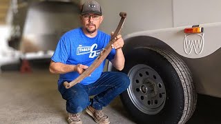 How To Replace Broken Leaf Spring On Your Trailer [upl. by Kalmick755]