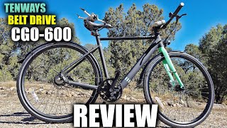 TENWAYS CGO600 Belt Drive EBike Review  DJI Mini 3 Pro Tracking amp Crash Test [upl. by Loreen182]