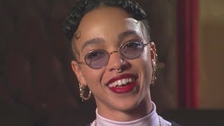 FKA twigs GermanFrench TV interview [upl. by Aivun]