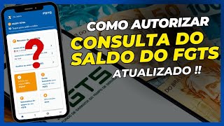 FGTS 2024  Como autorizar Bancos a consultar o saldo do FGTS  ATUALIZADO [upl. by Torey]