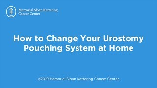 How to Change Your Urostomy Pouching System at Home [upl. by Gniliem]