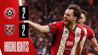 Ben Brereton Diaz 1st PL Goal 🇨🇱 Sheffield United 22 West Ham United  Premier League highlights [upl. by Sirrom]