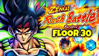 Bardock Floor 30 Zenkai Rush Battle  Dragon Ball Legends [upl. by Lena]