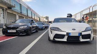 Toyota GR Supra 30 Porsche Experience Center Franciacorta best lap 118quot6 [upl. by Ytsim]