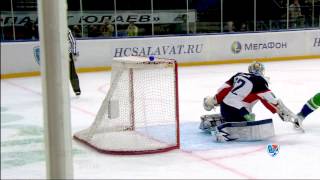 KHL Top10 saves of the week 10152012 [upl. by Kentiga]