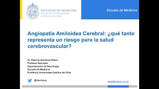 Angiopatía amiloidea cerebral ¿Qué tanto representa un riesgo para la salud cerebrovascular [upl. by Atrahc]