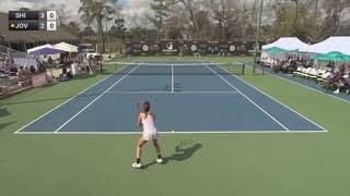 Shibahara Ena v LLIva Jovic  W35 Spring 1°setincomplete [upl. by Ainoval]