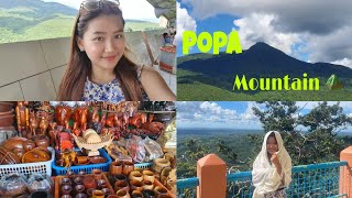 ✨️ Travel Vlog 🚗✨️Popa mountain ⛰️🍀 foryou mountain vlog myanmar [upl. by Llesirg]