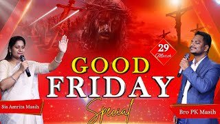 Morning Prayer  Good Friday 2024  Br Pk amp Sis Amrita Masih  Hindi Bible message amp prayer center [upl. by Mcallister]