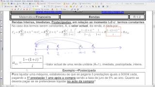 5 Valor Atual de uma renda [upl. by Cirdec]