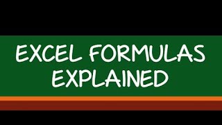 Top 10 Most Important Excel Formulas  Made Easy [upl. by Oiciruam175]