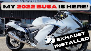 Brocks Exhaust Install on my new 2022 Hayabusa [upl. by Annirtak]