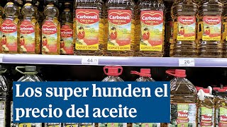 Los súper hunden el precio del aceite a las puertas de la retirada del IVA y anticipan otra bajada [upl. by Scales809]