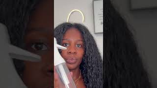 SLEEK PONYTAIL IN 5 MINUTES 💕 sleekponytail naturalhairstyles protectivehairstyles [upl. by Martynne]