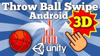 How to Add Force To Gameobject with Swipe to Throw It In 3D Android Unity Game Simple Tutorial [upl. by Airla]