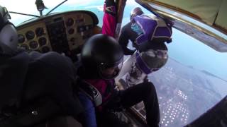 Skydivers and pilots escape plane crash at 12000ft [upl. by Erlond550]