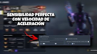 sensibilidad PERFECTA con VELOCIDAD de ACELERACIÓN  XAN CODM [upl. by Godard]