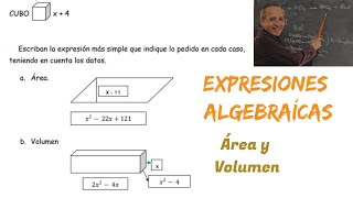 Expresiones Algebraicas Volumen y Área [upl. by Tryck]