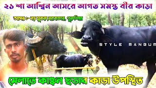 ২১ শা আশ্বিন আসরে আগত সমস্ত বীর কাড়া 💥 TODAY KARA LARAI  AT  BARAMUKRU  todaykaralarai [upl. by Edyaw471]