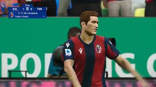 BOLOGNA FC  TORINO FC  PES 21 GAMEPLAY [upl. by Leuqer390]