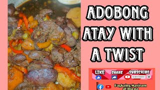 Adobong Atay with a twist pagkaingmasiramatibapa [upl. by Ynnavoj]