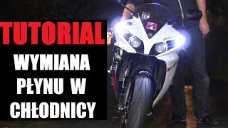 TUTORIAL Wymiana Płynu Chłodzącego w Yamaha R1  Jak Wymienić Płyn w Chłodnicy w Motocyklu [upl. by Eelaroc]