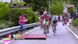 Alberto Contadors Attack best of Giro Ditalia 2015 [upl. by Varuag226]