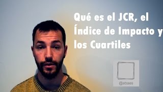 Qué es el JCR el Impacto y los cuartiles de una revista y artículo científico [upl. by Gottfried144]