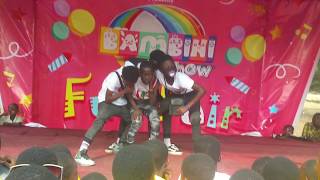 Future Leaders performs  the Bambini show at Efua Sutherland park [upl. by Nylasor504]