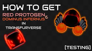 How to get red protogen in Transfurverse TESTING  How to get Dominus Infernus [upl. by Mcdougall]