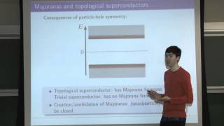 Quantum Transport Lecture 20 Majorana fermions [upl. by Kauslick425]