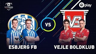 eSuperliga highlights  Runde 3 Vejle vandt i tæt opgør mod Esbjerg fB [upl. by Aggie204]