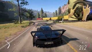 Pagani huayra Bc Forzaedition Forza Horizon 5  G29 Steering Wheel Gameplay  ForzaXCorsa [upl. by Ailina]